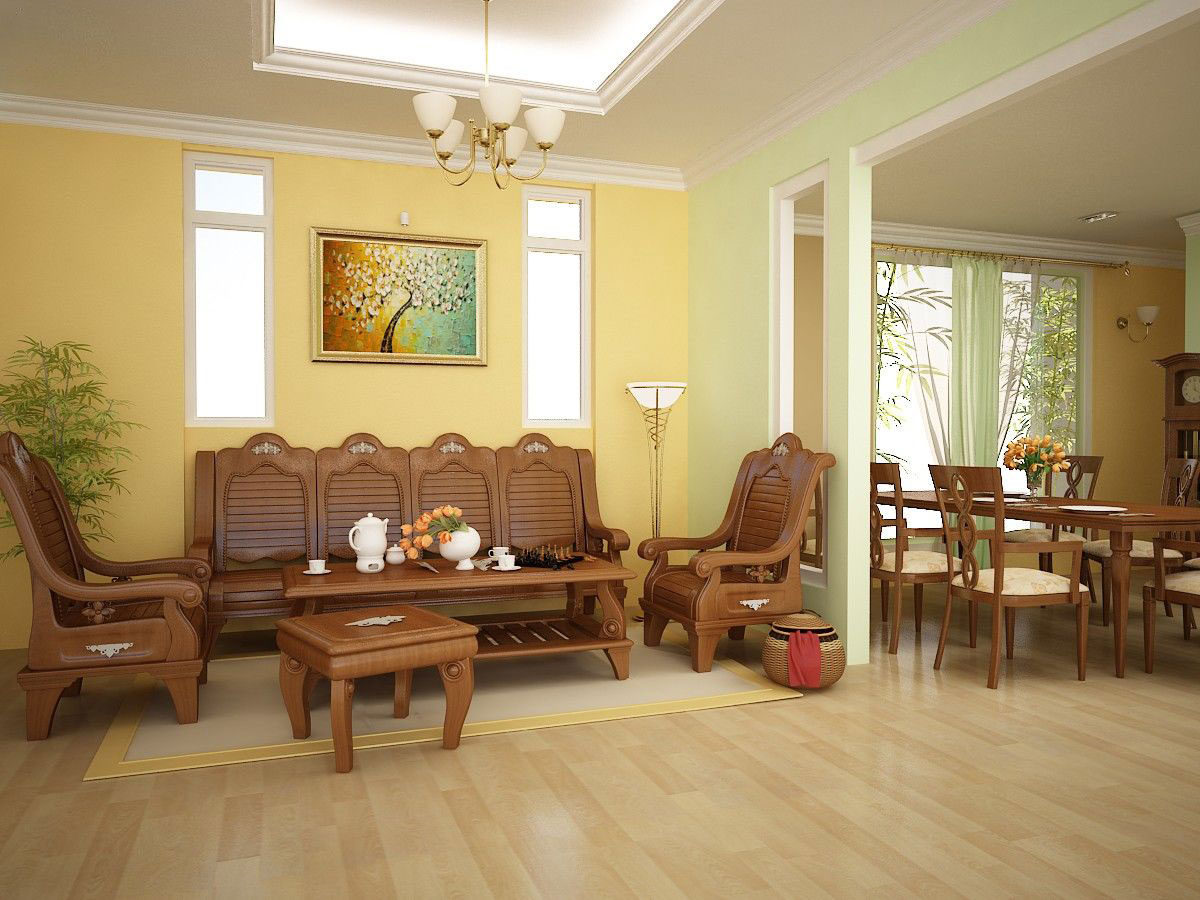 thiết kế nội thất phòng khách
