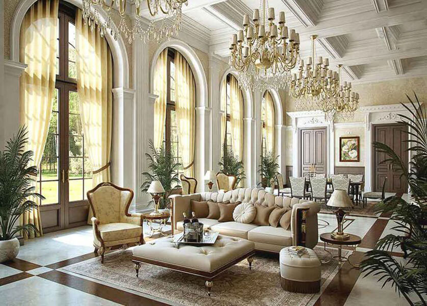 thiết kế nội thất phòng khách