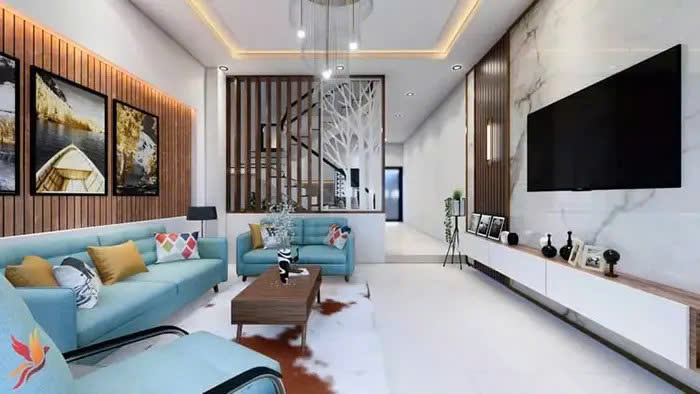 thiết kế nội thất phòng khách