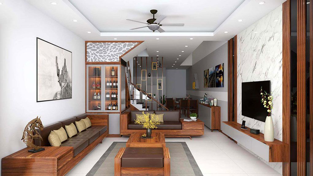 thiết kế nội thất phòng khách