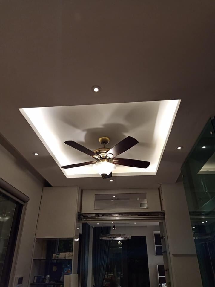 quạt trần có đèn led cho phòng khách original